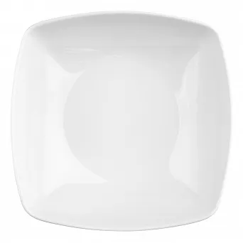 MARIAPAULA MODERNA BIAŁA KWADRATOWA talerz porcelanowy do zupy 20,5cm